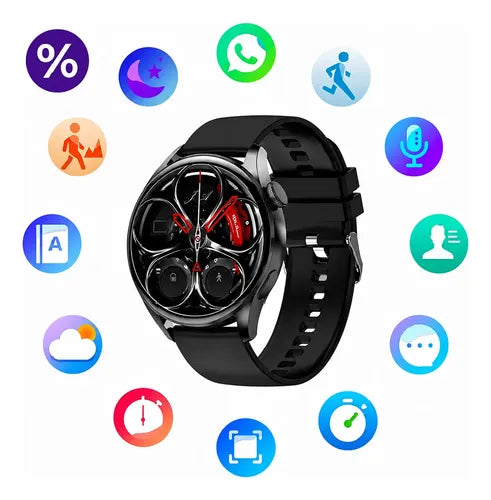 Reloj Inteligente GT5: Tecnología, Estilo y Monitoreo